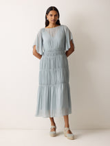 Spanish Wedge Espadrille | Blue