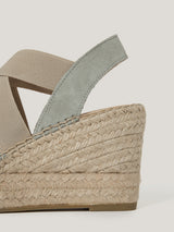 Spanish Wedge Espadrille | Blue