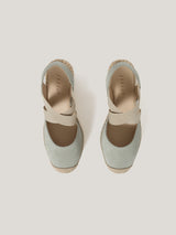 Spanish Wedge Espadrille | Blue