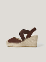 Spanish Wedge Espadrille | Brown