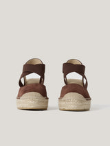 Spanish Wedge Espadrille | Brown