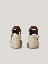 Spanish Wedge Espadrille | Brown
