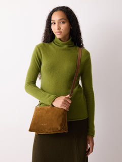 Ava Suede Crossbody | Tan