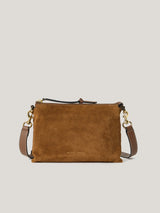 Ava Suede Crossbody | Tan