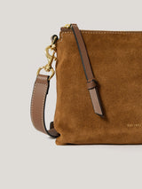Ava Suede Crossbody | Tan