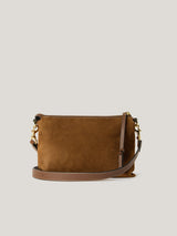 Ava Suede Crossbody | Tan