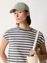 Linen Baseball Cap | Blue