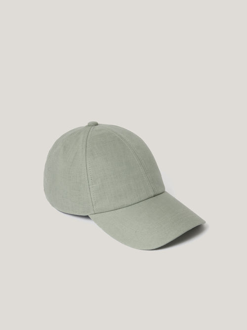 Linen Baseball Cap | Blue