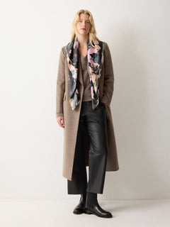 Antique Floral Silk Scarf | Multi