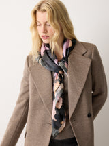 Antique Floral Silk Scarf | Multi