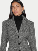 Italian Wool Tailored Coat | Grey