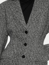 Italian Wool Tailored Coat | Grey