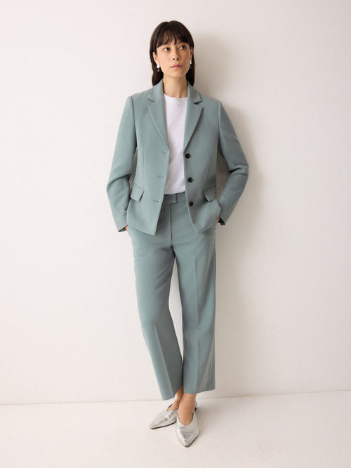 Ellis Modern Crepe Blazer | Blue