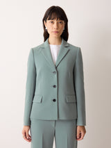 Ellis Modern Crepe Blazer | Blue
