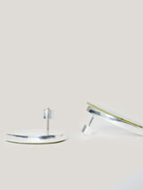 Green Jasper Disc Earring | Green