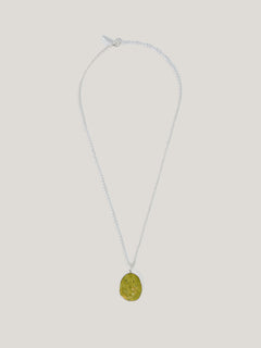 Green Jasper Pendant Necklace | Green