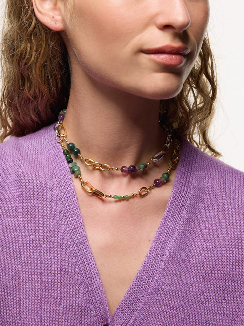 Multi-wear Mixed Bead Necklace | Multi