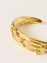 Dainty Loops Bangle | Gold