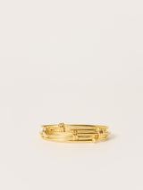 Dainty Loops Bangle | Gold