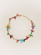 Playful Ditsy Bead Necklace | Multi