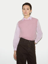 Cloud Cashmere Crew Tank | Pink