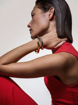 Mixed Metal Wrap Bangle | Multi