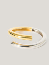 Mixed Metal Wrap Bangle | Multi