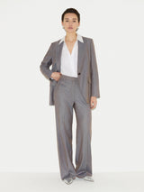 Wool Knox Tailored Blazer | Blue