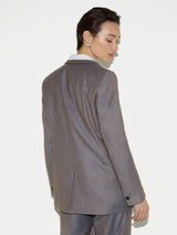 Wool Knox Tailored Blazer | Blue