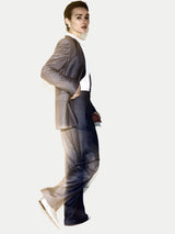 Barker Straight Leg Trouser | Blue
