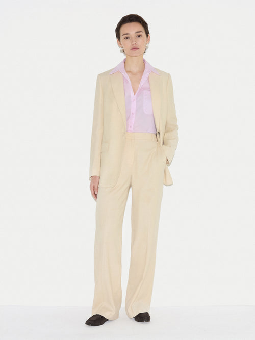 Barker Straight Leg Trouser | Cream