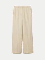 Barker Straight Leg Trouser | Cream
