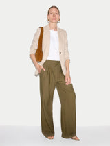 Tailored Drawstring Trouser | Green
