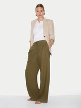 Tailored Drawstring Trouser | Green
