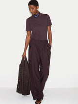 Tailored Drawstring Trouser | Purple