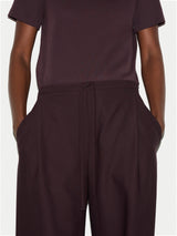 Tailored Drawstring Trouser | Purple