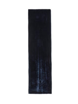 Velvet Plisse Scarf | Navy