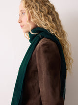 Pure Cashmere Gauze Scarf | Green