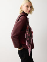 Heritage Chinoiserie Silk Scarf | Pink