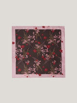 Heritage Chinoiserie Silk Scarf | Pink