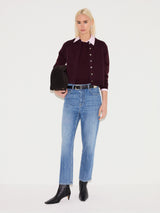 Merino Cocoon Jumper | Purple