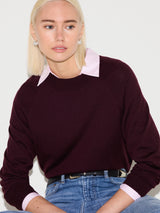 Merino Cocoon Jumper | Purple