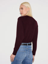 Merino Cocoon Jumper | Purple