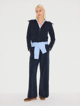 Luxe Zip Jacket | Navy