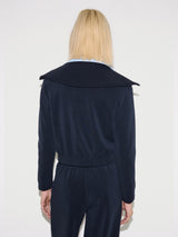 Luxe Zip Jacket | Navy