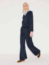 Luxe Zip Jacket | Navy