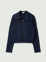Luxe Zip Jacket | Navy