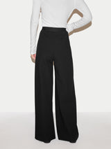 Modern Crepe Relaxed Trouser | Black