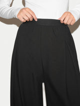 Modern Crepe Relaxed Trouser | Black
