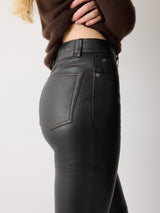 Leather Lea Trouser | Black